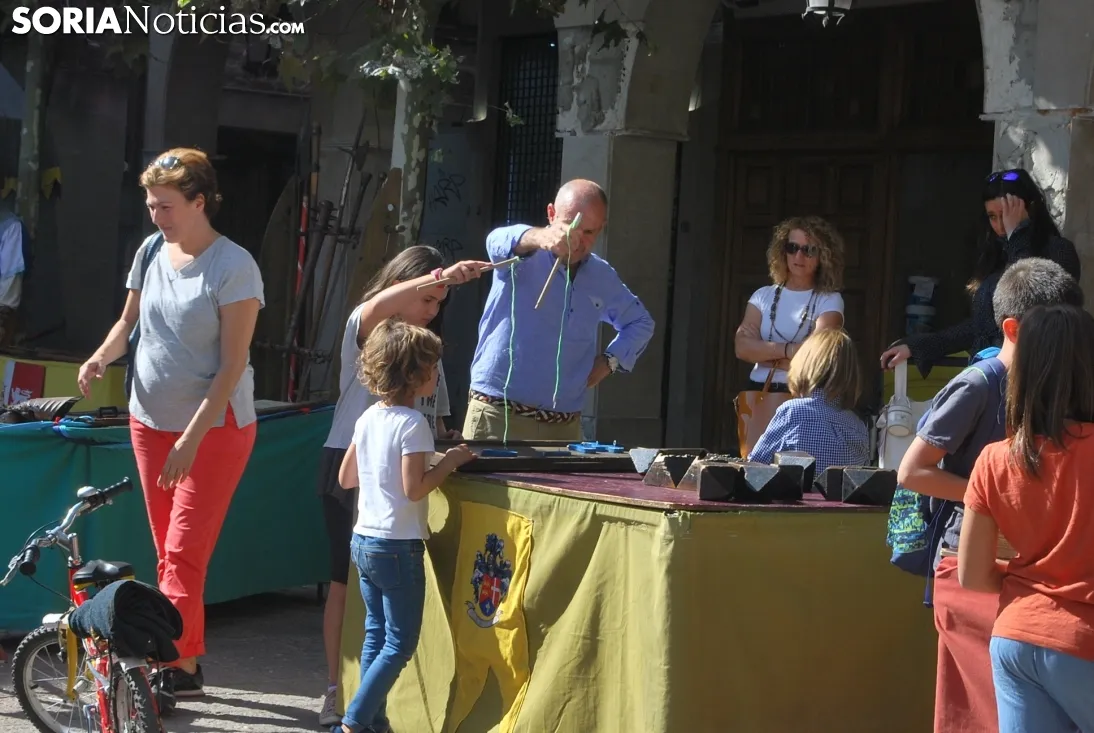 Una imagen del Mercado Medieval este viernes./SN