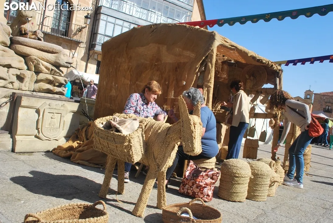 Una imagen del Mercado Medieval este viernes./SN