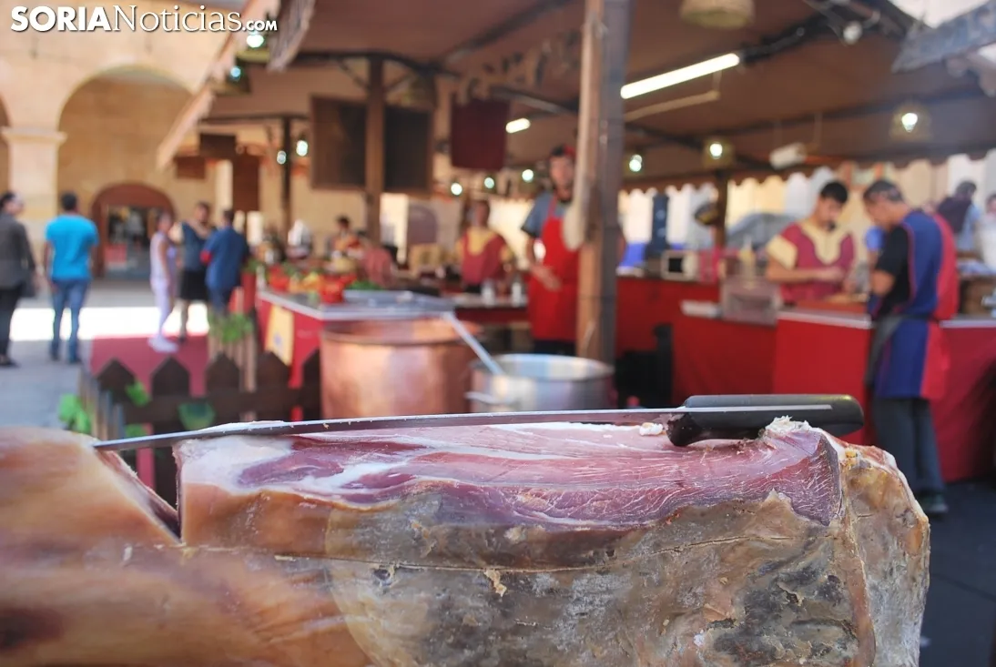 Una imagen del Mercado Medieval este viernes./SN