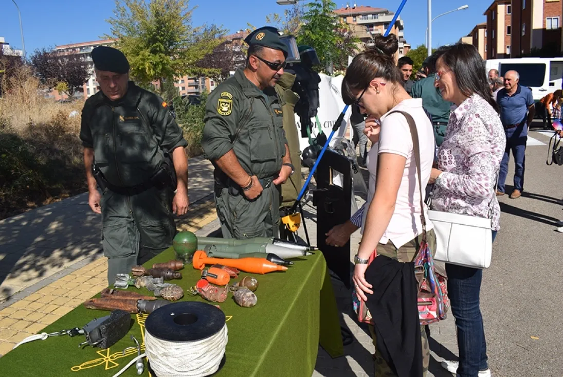 Muestra de los recursos y equipamientos de la Guardia Civil de Soria