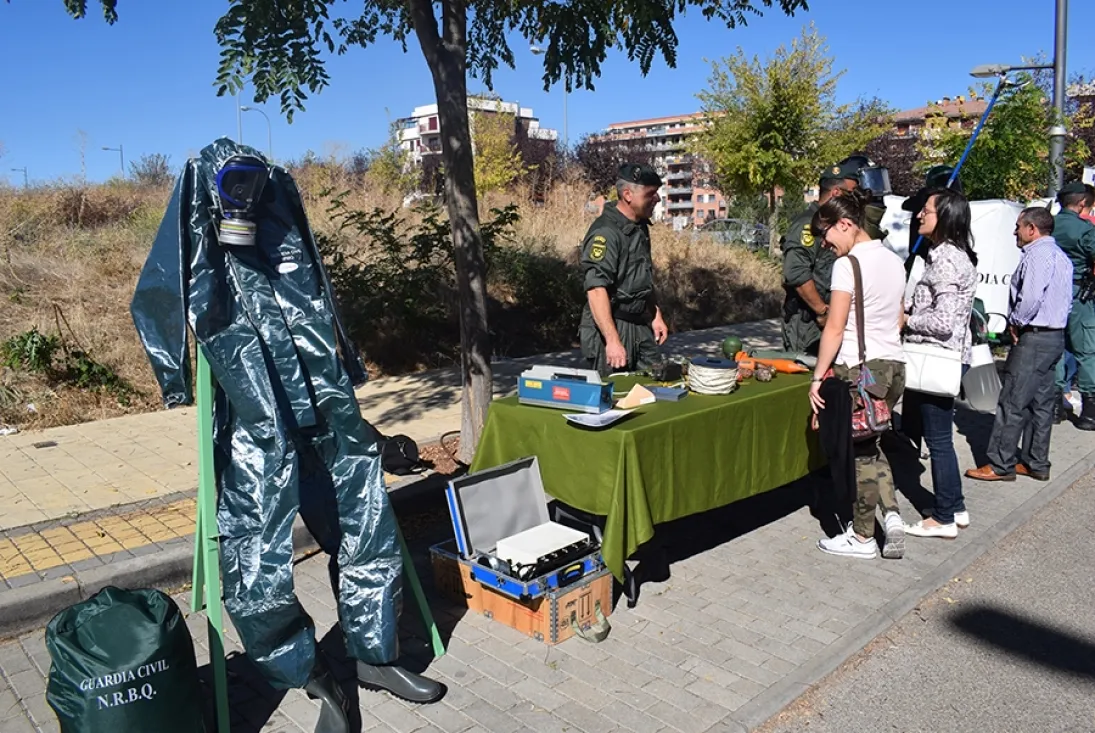 Muestra de los recursos y equipamientos de la Guardia Civil de Soria
