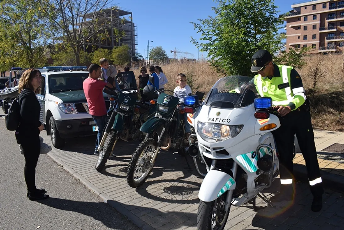 Muestra de los recursos y equipamientos de la Guardia Civil de Soria