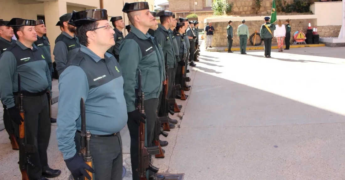 Imagen del ensayo ante el desfile de este jueves.