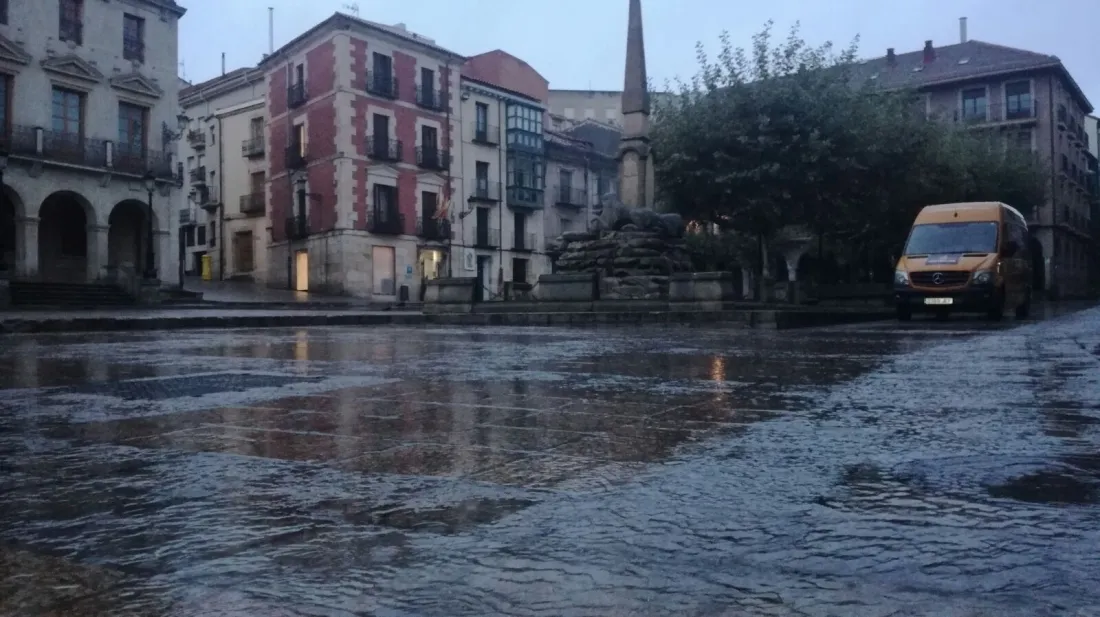 El centro de la ciudad, esta mañana. SN