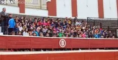Imagen del ambiente en la plaza de toros este martes./SN