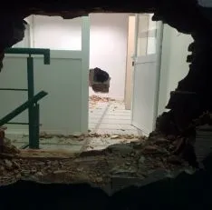 Imagen de los butrones perpetrados.