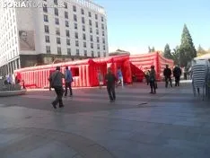 Una imagen de la jornada de este viernes./SN