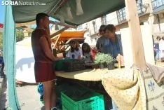 Una imagen del Mercado Medieval este viernes./SN