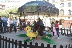 Una imagen del Mercado Medieval este viernes./SN
