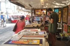 Una imagen del Mercado Medieval este viernes./SN