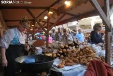 Una imagen del Mercado Medieval este viernes./SN