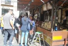Una imagen del Mercado Medieval este viernes./SN