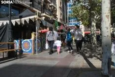 Una imagen del Mercado Medieval este viernes./SN