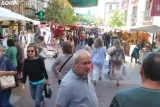 Una imagen del Mercado Medieval este viernes./SN