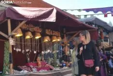 Una imagen del Mercado Medieval este viernes./SN