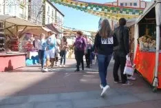 Una imagen del Mercado Medieval este viernes./SN