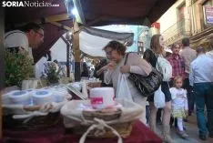 Una imagen del Mercado Medieval este viernes./SN