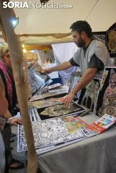 Una imagen del Mercado Medieval este viernes./SN