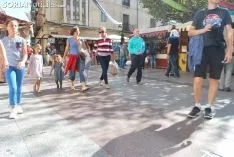 Una imagen del Mercado Medieval este viernes./SN