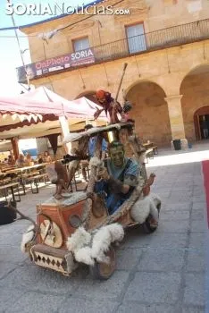 Una imagen del Mercado Medieval este viernes./SN