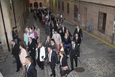 Procesión de San Saturio y traca en honor al Patrón.