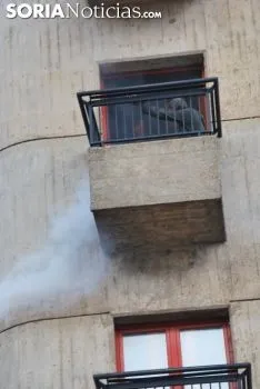 Simulacro de rescate en el parque de bomberos este viernes./SN