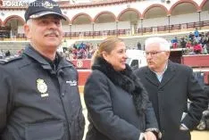 Imagen del ambiente en la plaza de toros este martes./SN