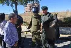Muestra de los recursos y equipamientos de la Guardia Civil de Soria