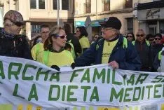 Primera Marcha Solidaria de la Dieta Mediterránea. /SN