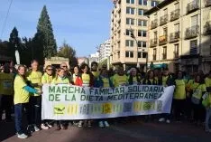 Primera Marcha Solidaria de la Dieta Mediterránea. /SN