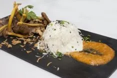 BAR RTE. 	EL FOGÓN DEL SALVADOR	-Vieira con beletus y angula de monte 