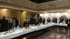 Vino español de San Saturio en el Ayuntamiento de Soria.