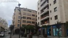 Banderas de España en las fachadas sorainas. SN