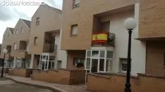 Banderas de España en las fachadas sorainas. SN