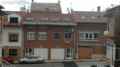Banderas de España en las fachadas sorainas. SN