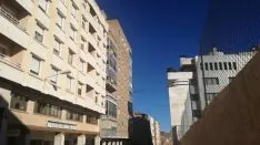Banderas de España en las fachadas sorainas. SN