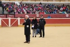 Imagen del ambiente en la plaza de toros este martes./Subdelegación