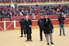 Imagen del ambiente en la plaza de toros este martes./Subdelegación