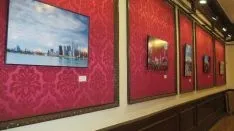 Algunas de las obras de Blanca en el Casino. 