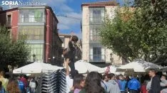 Novatos y veteranos a su paso por el Collado. SN