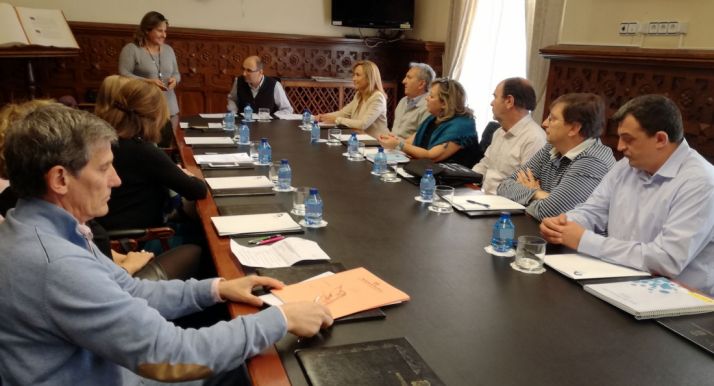 Imagen de la reunión este martes.