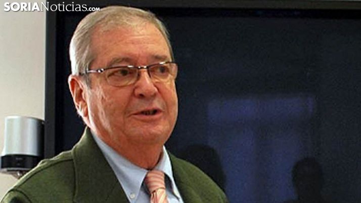 Ángel Crespo preside el Banco de Alimentos en Soria./SN