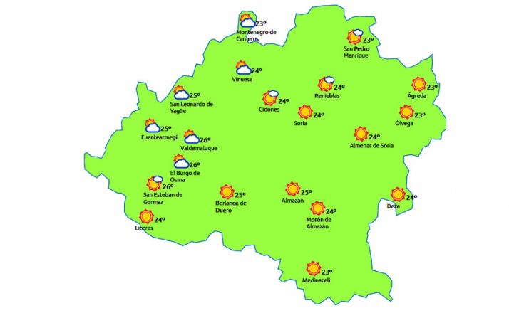 Previsión a las 15:00h./eltiempo.es