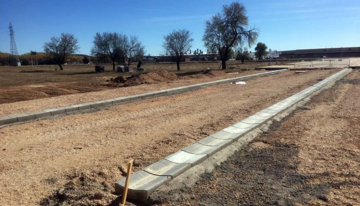 Pavimentación en el polígono industrial burgense.