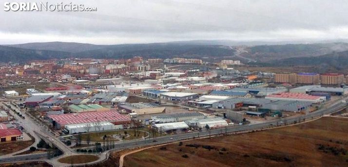 Vista aérea del polígono industrial de Las Casas, en la capital./SN