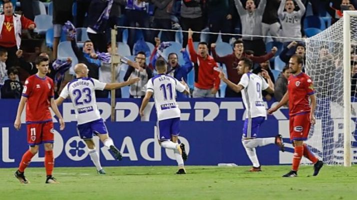 Numancia sufre en La Romareda una severa derrota ante el Zaragoza (3-0)