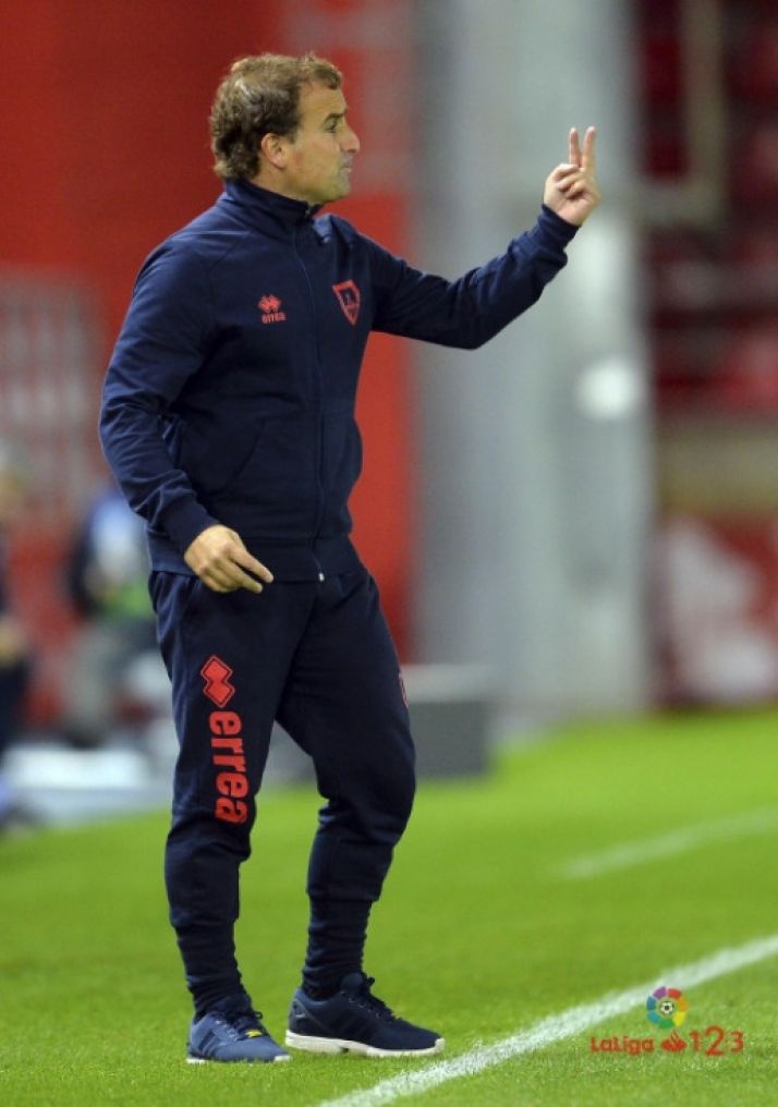 Arrasate en el último partido en Los Pajartiso. LFP