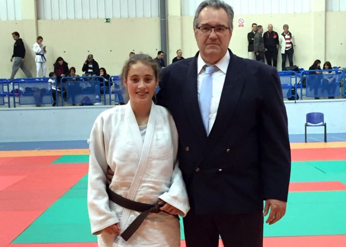 Mirian Martínez y Ramón Aragonés, en Salamanca.