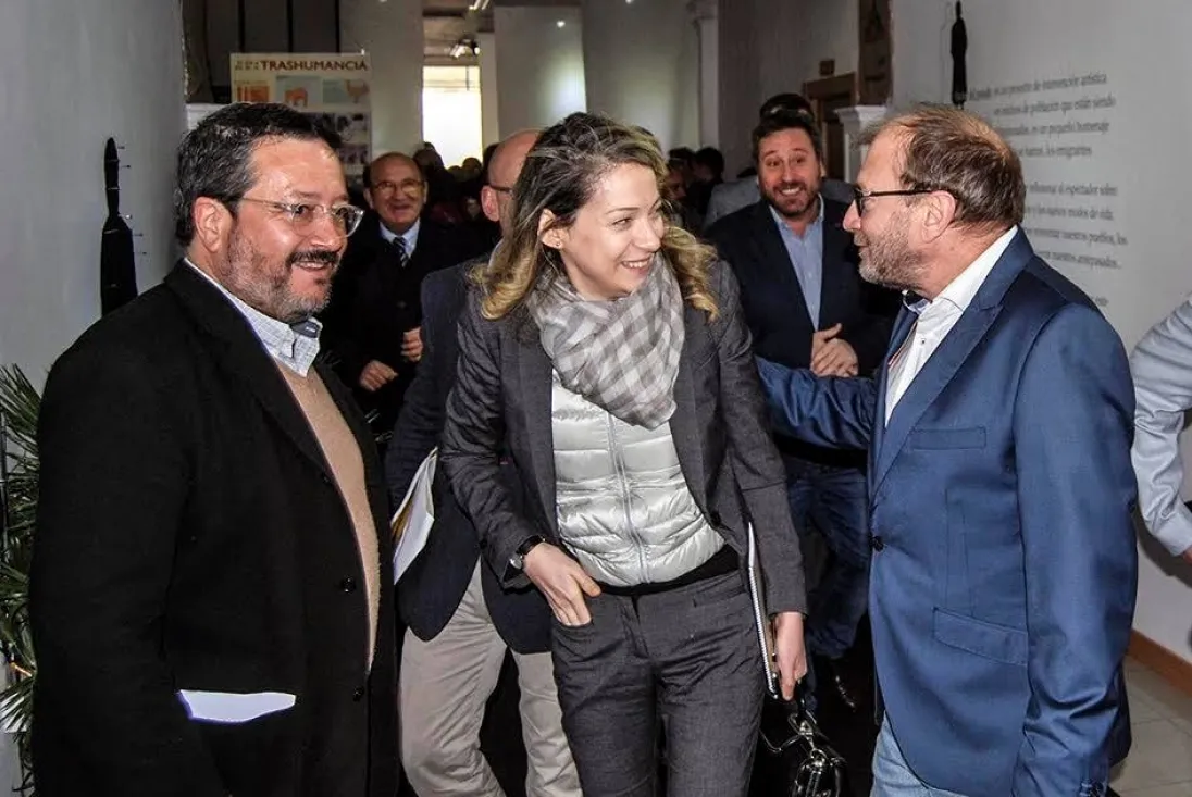 Barreira en su llegada a Presura / El Huecco