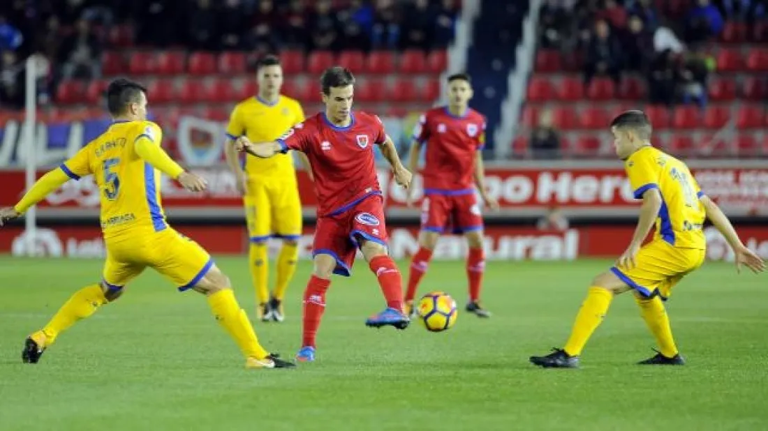 Una de las jugadas del partido. LFP
